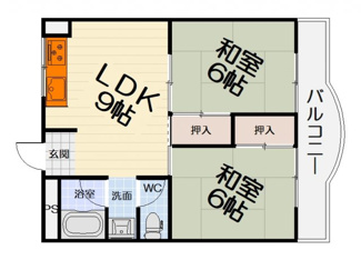 【間取り】 | ニューハイツ諏訪の森