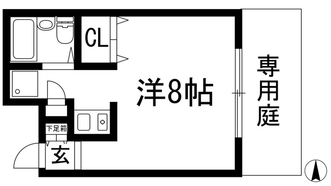 【間取り】 | ハイツ天神