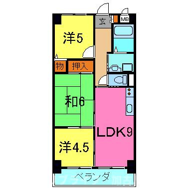 ベアーズ土山の間取り