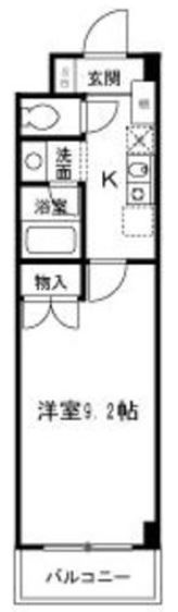 アーバンコート福島の間取り