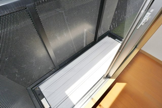 リースランド三永A　A-5のバルコニー|2階ベランダ