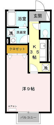ヴァンヴェールＢ棟の間取り