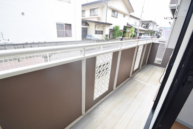 エミネンス夏見台のバルコニー|南向きのバルコニーです