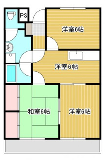 【間取り】 | ハイムリバーサイドⅠ