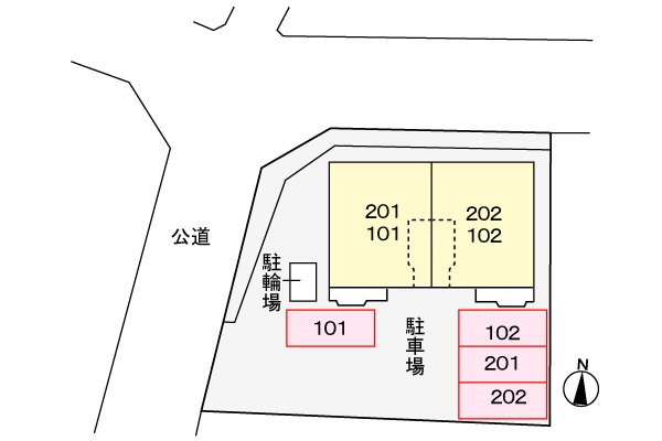 メリーパレスの区画図