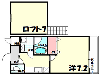 【間取り】 | フジパレス上筒井通