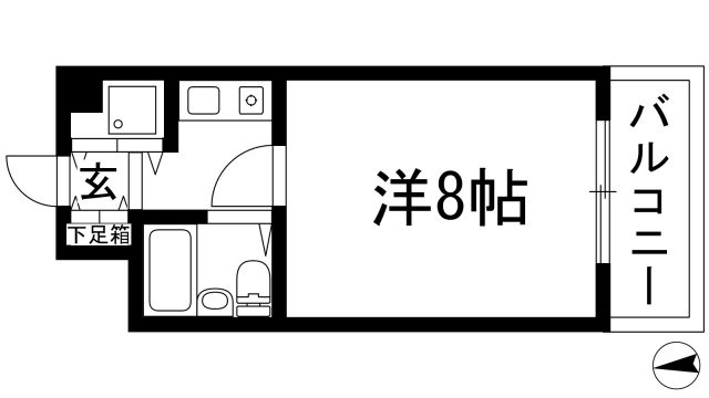 【間取り】 | 西北チェリーマンション