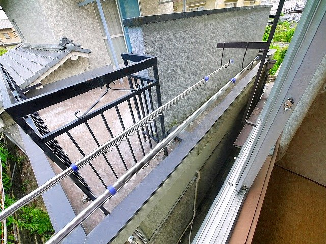 藤川荘のバルコニー