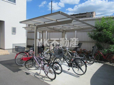 【その他共用部分】 | CASA SERA（河内花園賃貸） | 駐輪場です