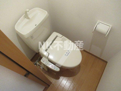 【トイレ】 | メゾンニュー池島（東花園賃貸） | トイレです