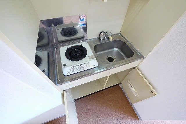 ハイネス桜井のキッチン|お料理しやすいキッチンです