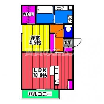 【間取り】 | Ｄ－ｒｏｏｍ博多駅南　弐番館 | Ｄ－ｒｏｏｍ博多駅南　弐番館の間取り