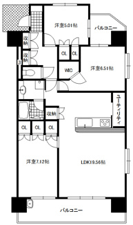 【間取り】 | エンブルソレア今泉小前
