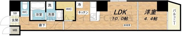 【間取り】 | C.COLOR南新町