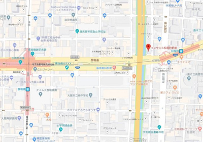 【地図】 | プレサンス松屋町駅前