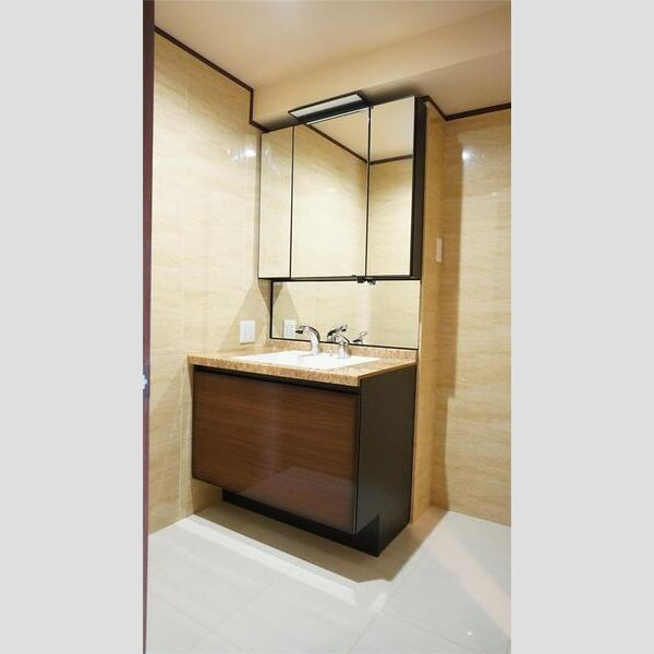  ヒルズレジデンシャルHの独立洗面台