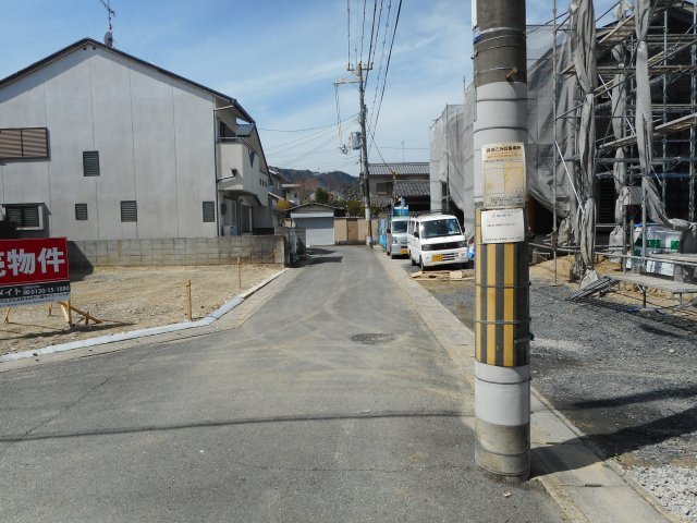 山科区御陵の前面道路含む現地写真