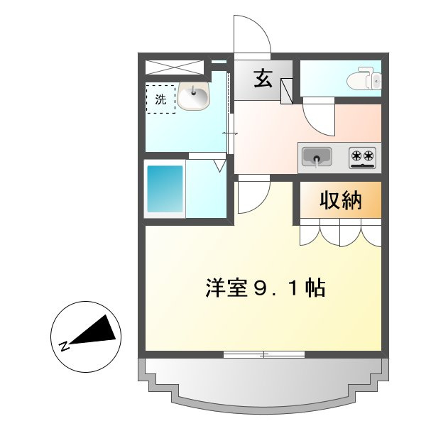 エクシヴボヌールの間取り
