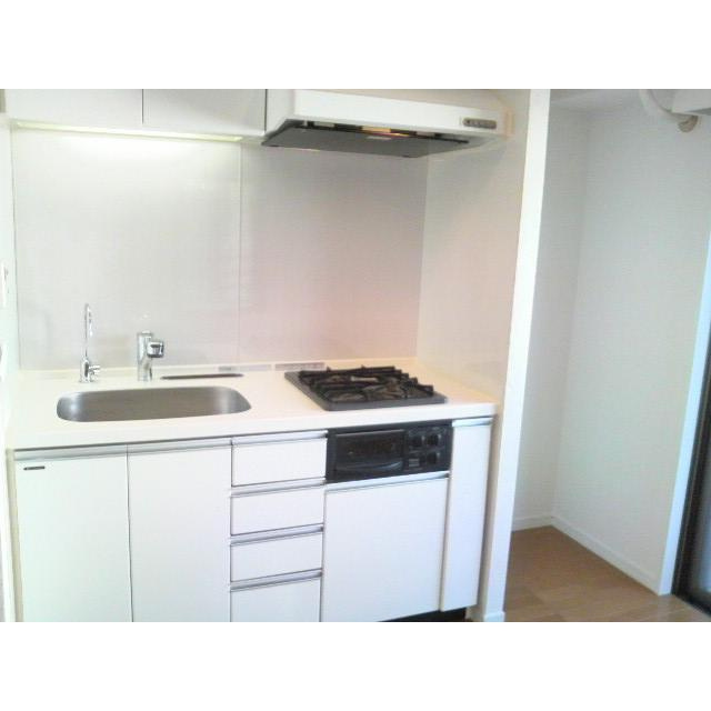 プレール・ドゥーク新宿御苑のキッチン|グリル付システムキッチン