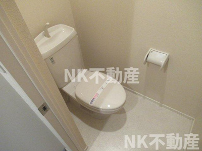 【トイレ】 | カーサビアンコ（河内永和賃貸） | 清潔感のあるトイレです