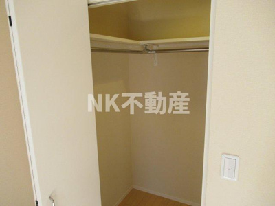 【収納】 | エスポワール花園（河内花園賃貸） | ウォークインクローゼットです