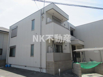 【外観】 | エスポワール花園（河内花園賃貸） | 外観は落ち着いています