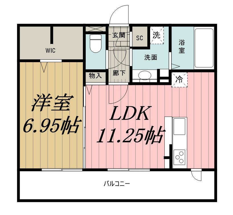 ラテルの間取り