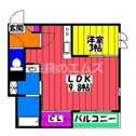 【間取り】 | ＲＥＧＡＬＥＳＴ大橋Ｍｅ－ｒｙⅡの間取り