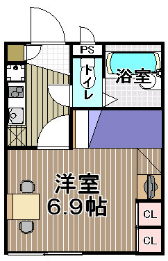 【間取り】 | レオパレスプレリュード