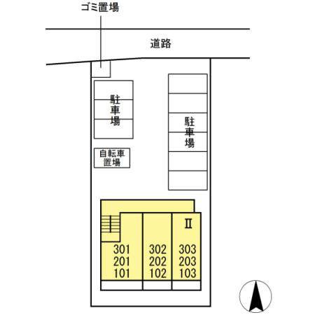 サザンクロスの区画図