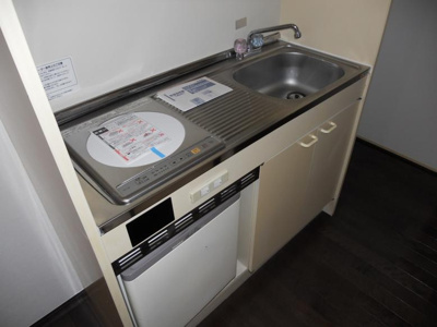 【キッチン】 | コーポ小濱 | ＩＨクッキングヒーターを設置