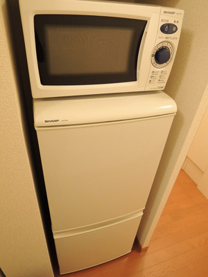 【キッチン】 | グランシャリオ　Ａ | 冷蔵庫＆電子レンジ