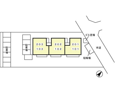 【駐車場】 | グランドゥール | 配置図