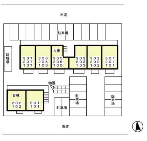 クレインハイムの区画図