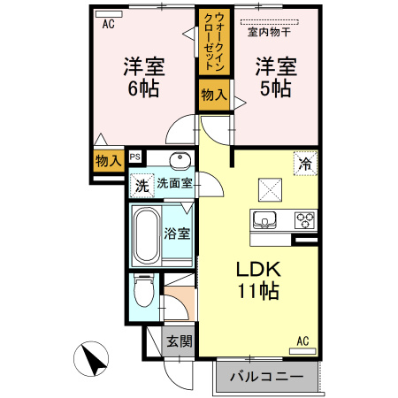 アイリスハイツの間取り