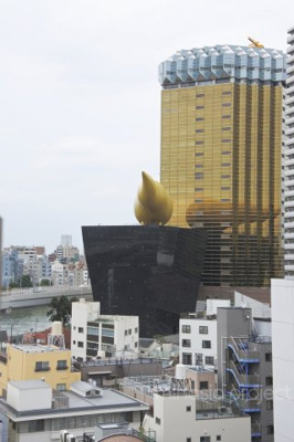 【展望】 | クレアシオン浅草 | バルコニーからはあの有名なビルが！！