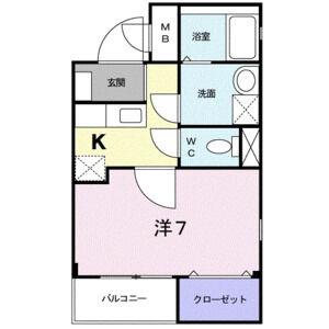 レジデンス赤坂の間取り