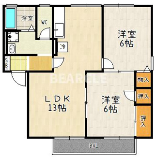 【間取り】 | シェソワモリタ