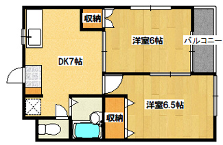 【間取り】 | ベルピアＢ