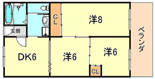マンションヤノの間取り