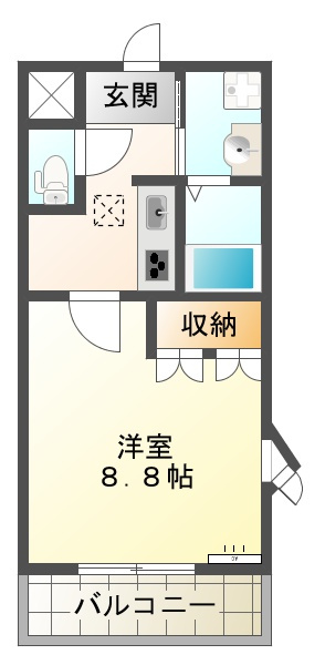 サンモール長畑の間取り