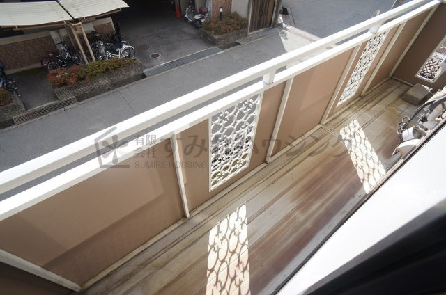 すみれハイツⅠのバルコニー