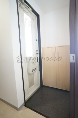 すみれハイツⅠの玄関