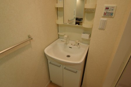 ルミエール二子の洗面所|シャンプードレッサー付きです