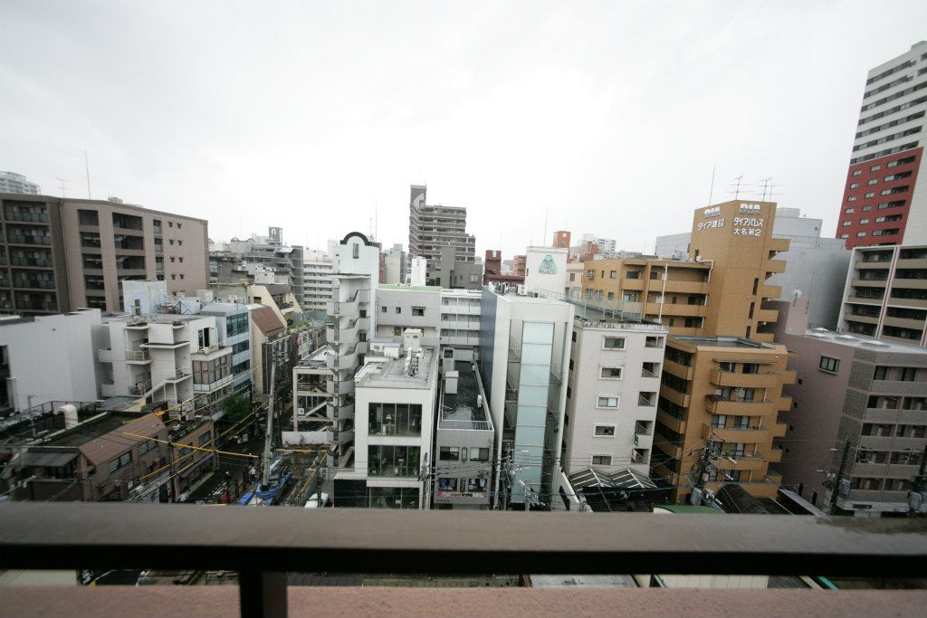 シティマンション大名の展望|シティマンション大名（3DK）　眺望、日当たり良好