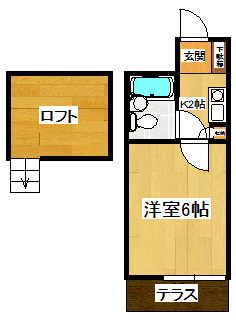 ジュネパレス市川第24Ａの間取り