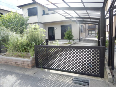 【駐車場】 | 栗東駅東口戸建借家