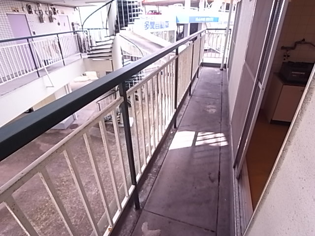 コーポ森本のバルコニー