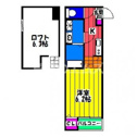 【間取り】 | Ｓｔａｇｅ大楠の間取り