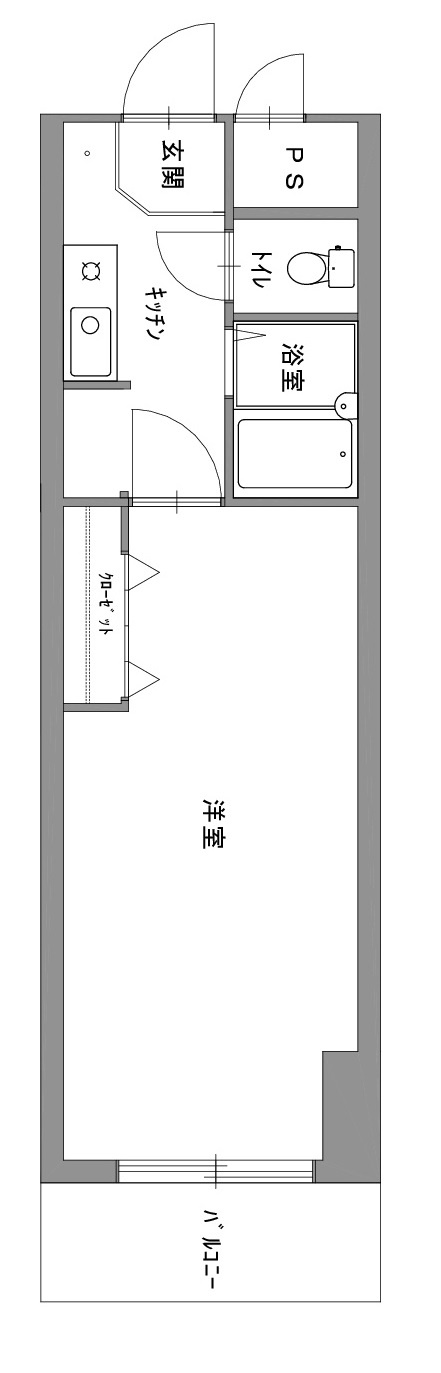 ディーセント天神南の間取り